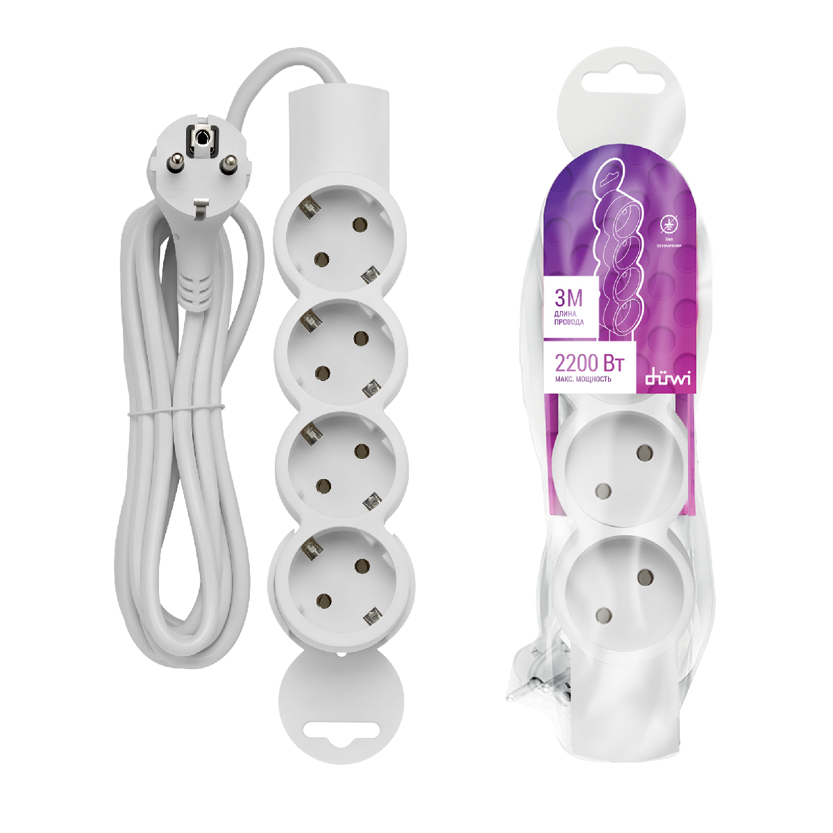 Удлинитель бытовой Duwi 32012 0