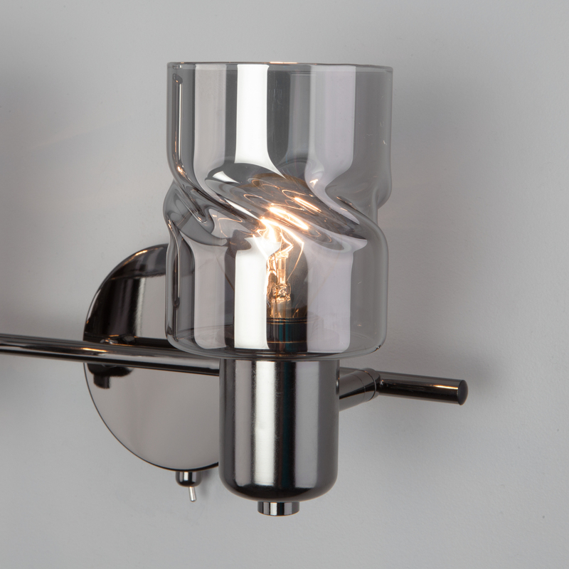 Настенный светильник Eurosvet Ansa 20120/2 чёрный жемчуг