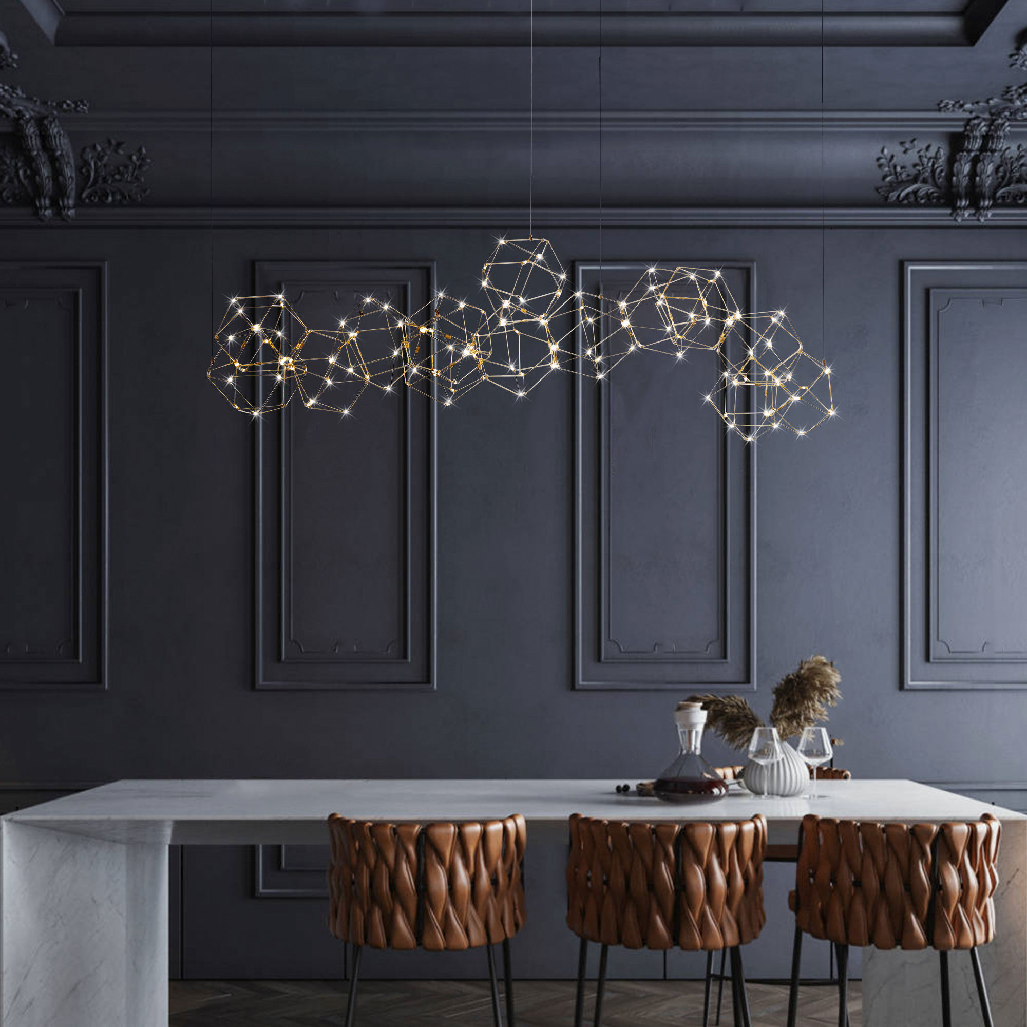 Подвесная люстра Eurosvet Uma 90168/14 медь a061147