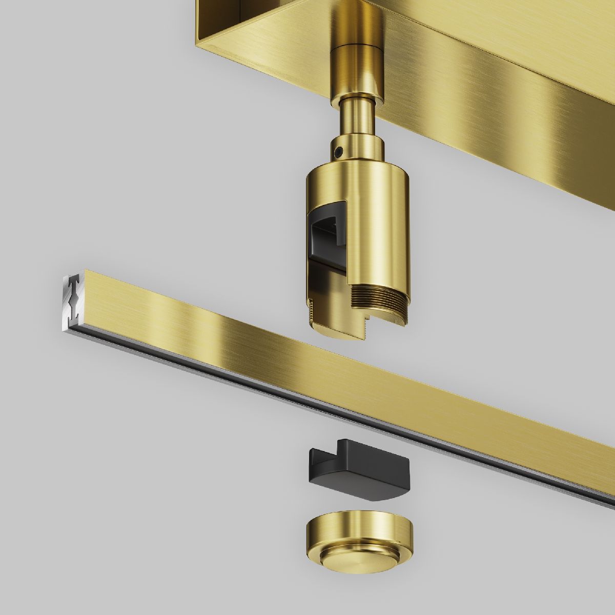 Основание потолочное для блока питания с вводом питания Maytoni Flarity TRA156С-BB1-BS