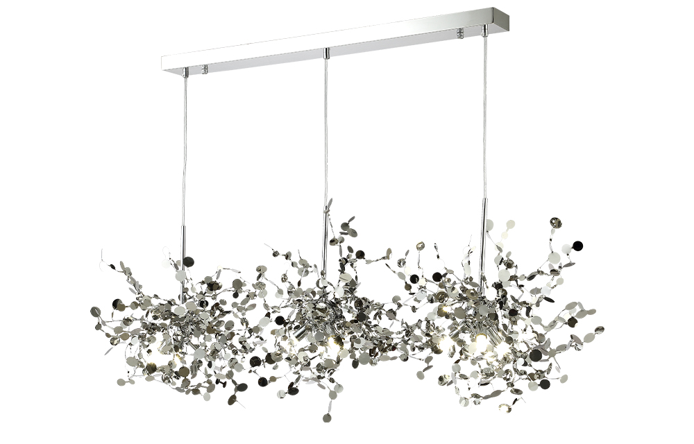 Подвесной светильник Crystal Lux GARDEN SP3х3 L1200 CHROME