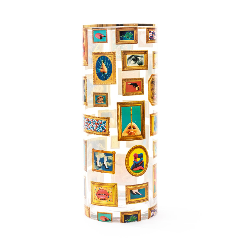 Ваза Frames Big Seletti Toiletpaper Glass Vase 14202