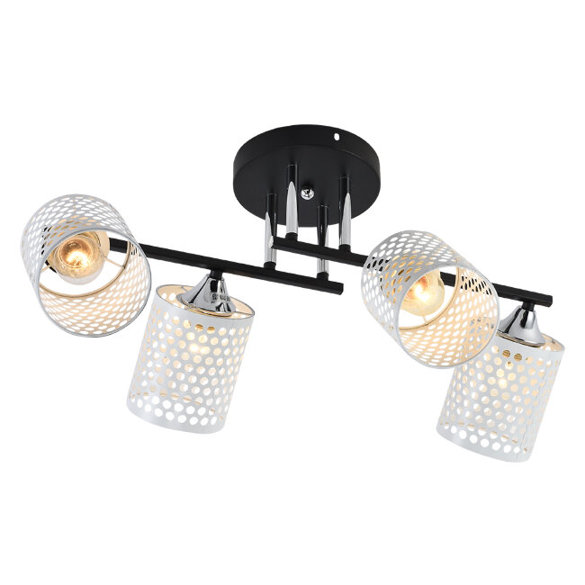 Потолочная люстра Seven Fires Idella SF3356/4C-BK-CR-WT