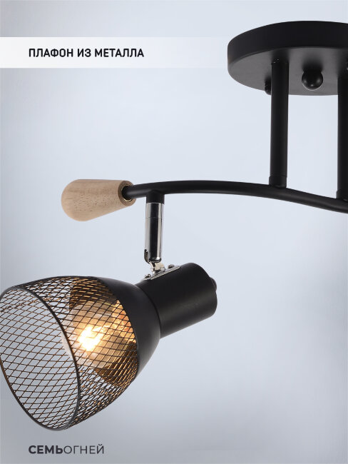 Спот Wedo Light Dena WD3614/2C-BK-CR