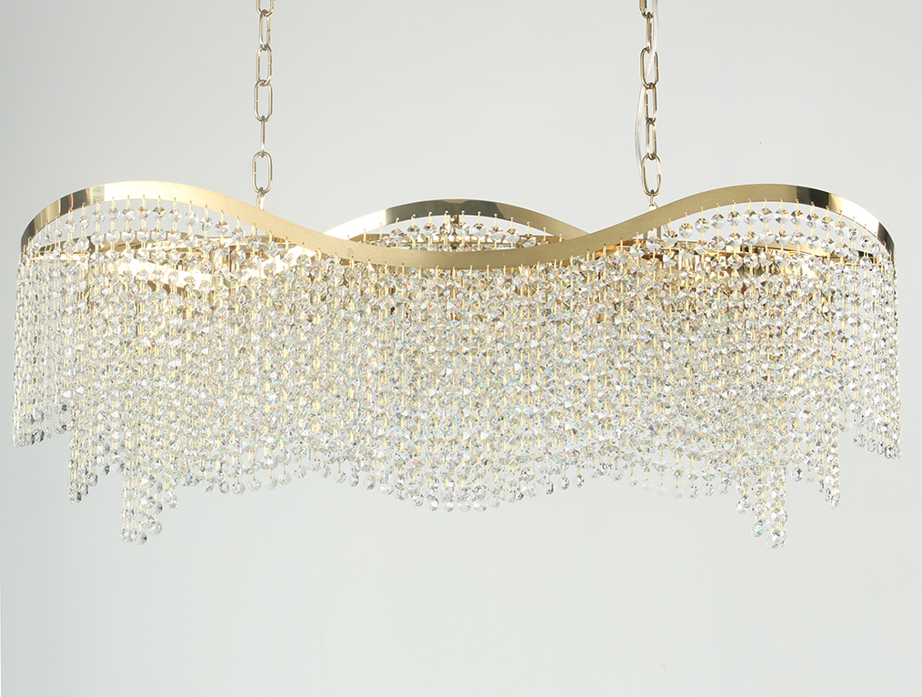 Подвесная люстра Newport 10559+4/S gold М0066779