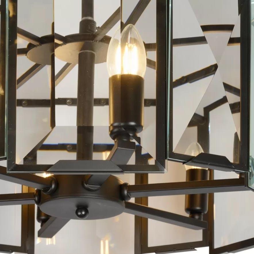 Подвесная люстра iLamp Panorama 6113-550BK