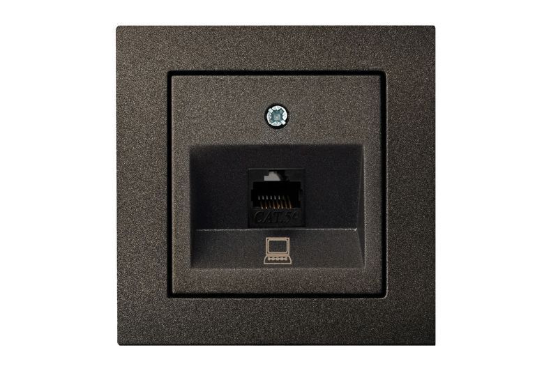 Розетка компьютерная (RJ45) Liregus Epsilon 28-1155