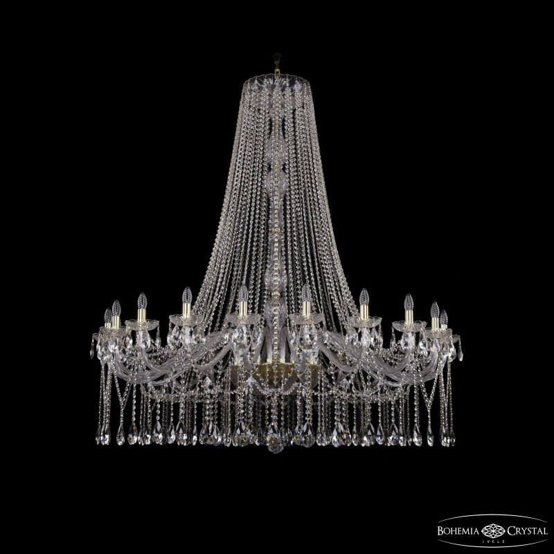 Подвесная люстра Bohemia Ivele Crystal 1413/20/530/h-159 G
