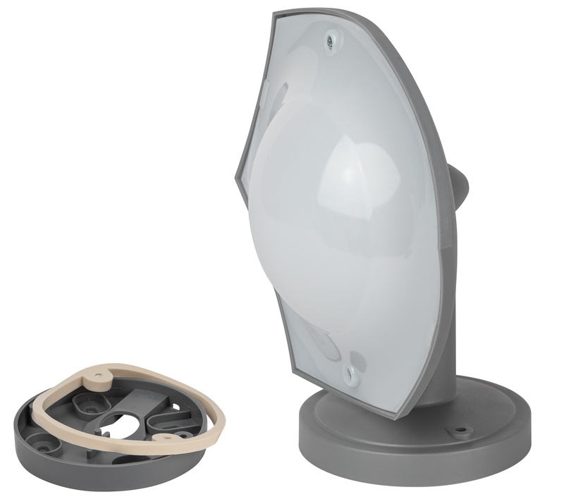 Уличный настенный светильник Эра ДБУ 07-8-007 У1 «Дели 5» серый Б0057529