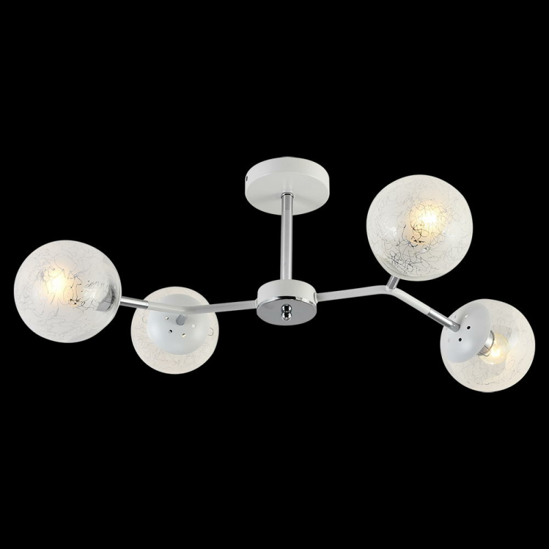 Люстра на штанге Reluce 11358-0.3-04B WH+CR