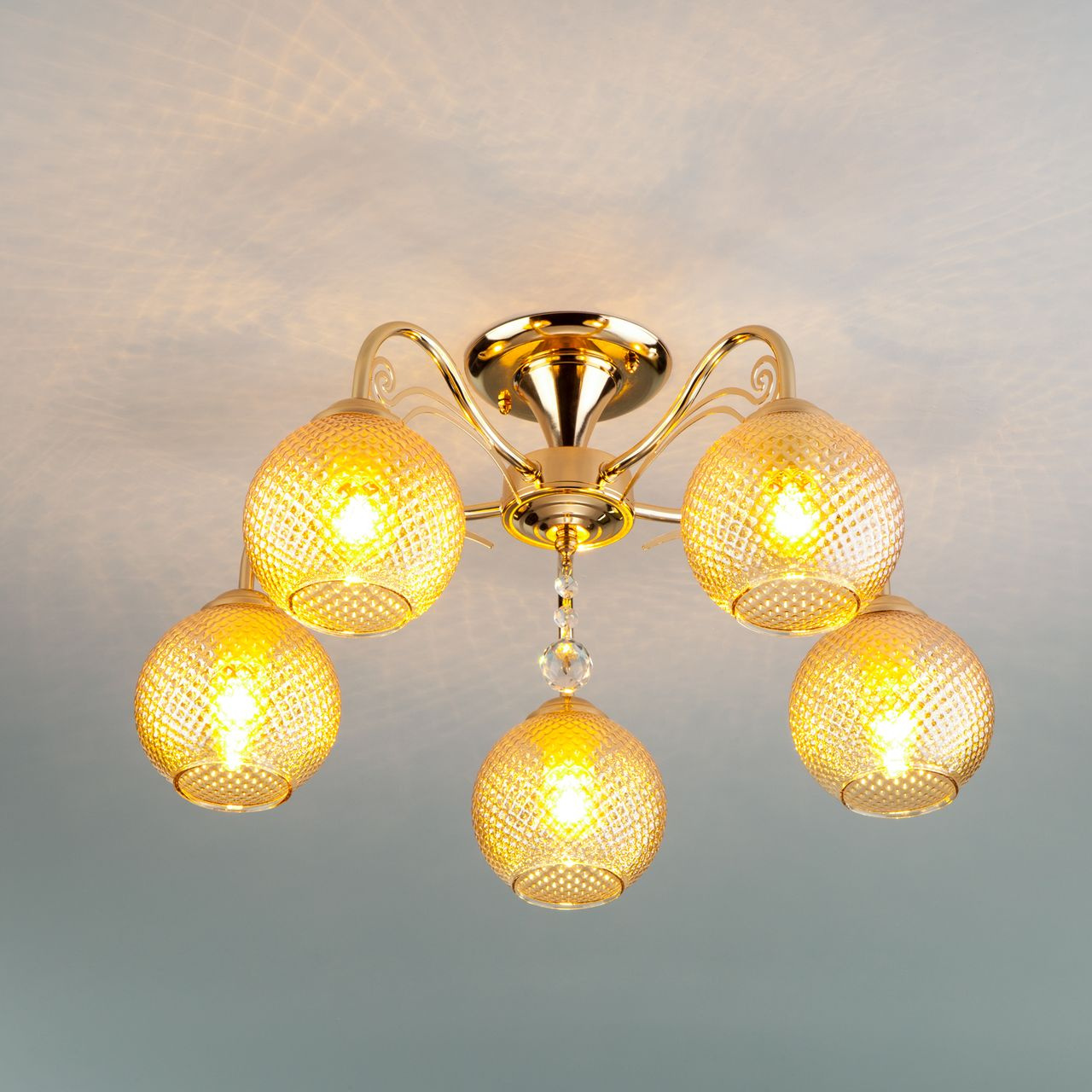 Потолочная люстра Eurosvet Kristin 30139/5 золото