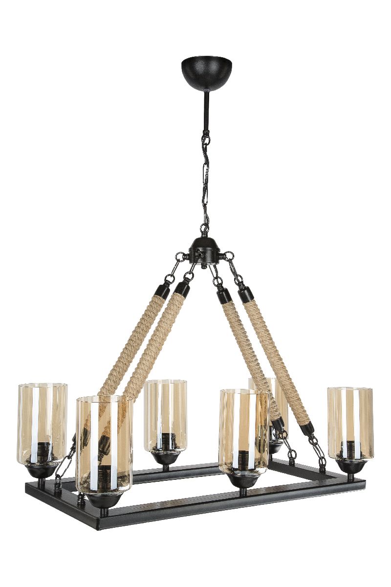 Подвесная люстра Toplight Ada TL1634S-06BK