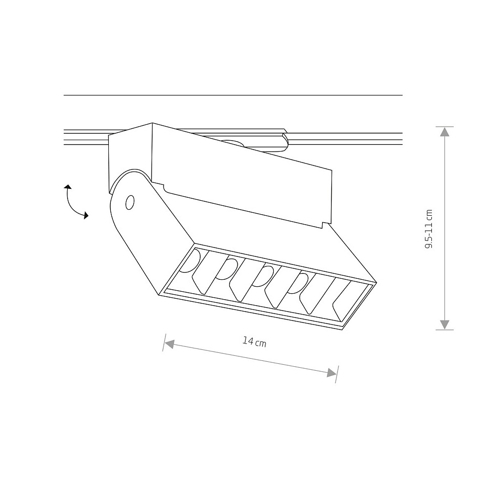Трековый светильник Nowodvorski Profile Focus Led 7621
