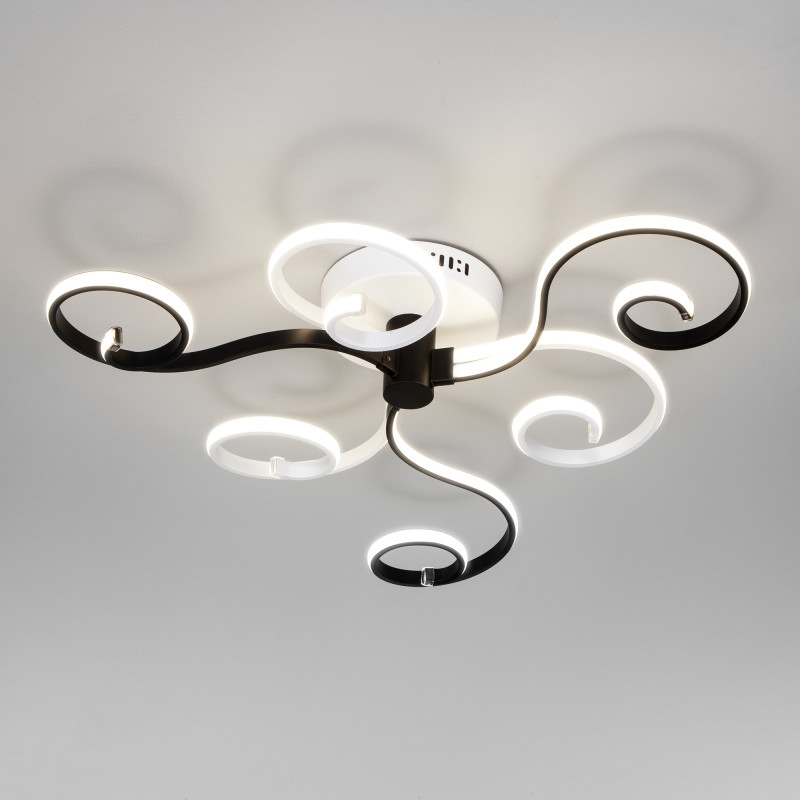 Потолочная люстра Eurosvet 90149/3 белый/черный