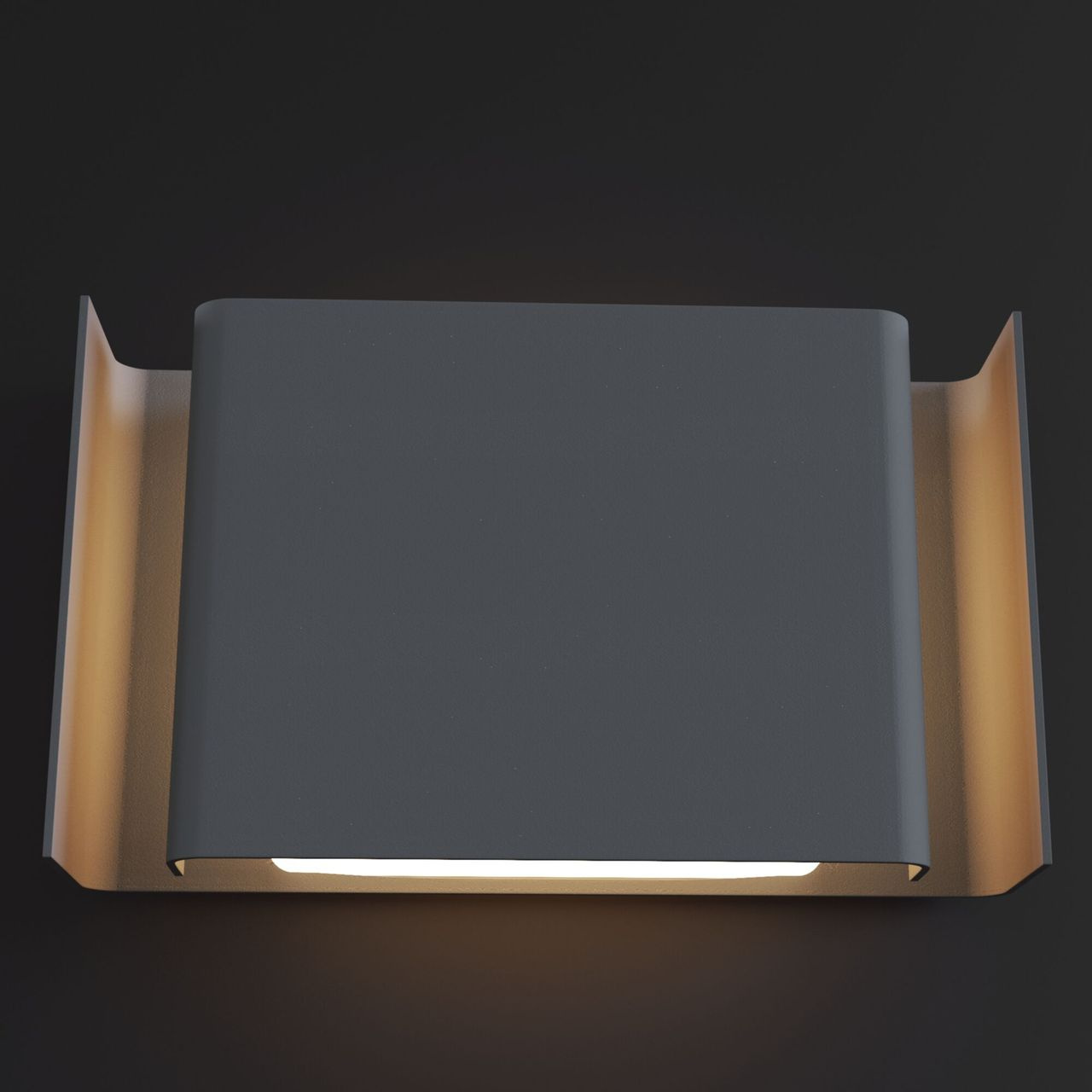 Уличный настенный светодиодный светильник Maytoni Gran Via O005WL-L12GR