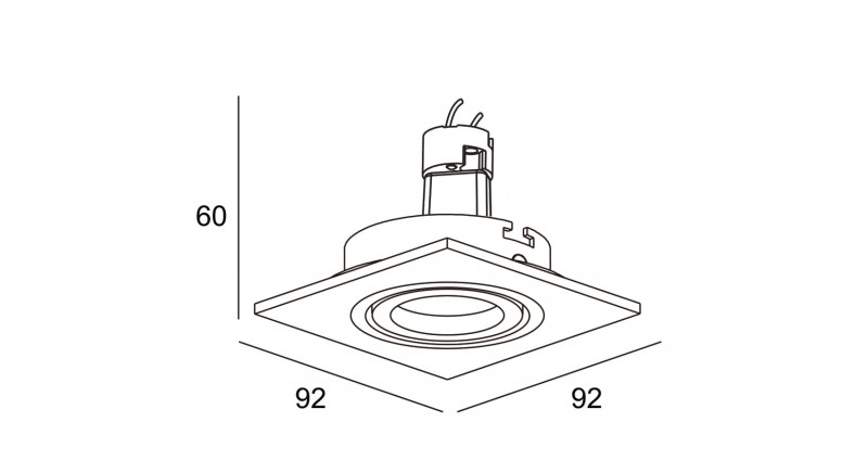 Встраиваемый светильник Donolux SA1520-White shine