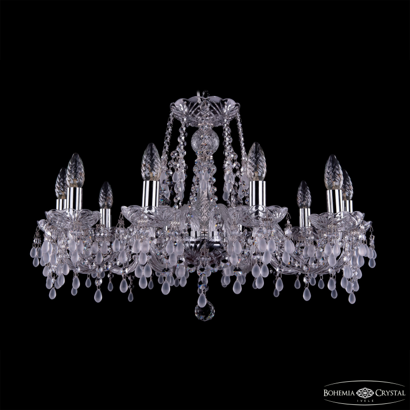 Подвесная люстра Bohemia Ivele Crystal 1410/10/240 Ni V0300