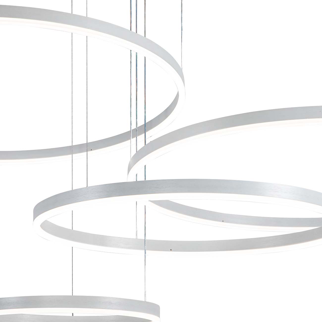 Подвесная люстра Indigo Galass 14001/4P White V000033L