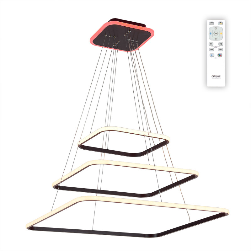 Подвесная люстра с пультом управления Citilux CL731K115RB