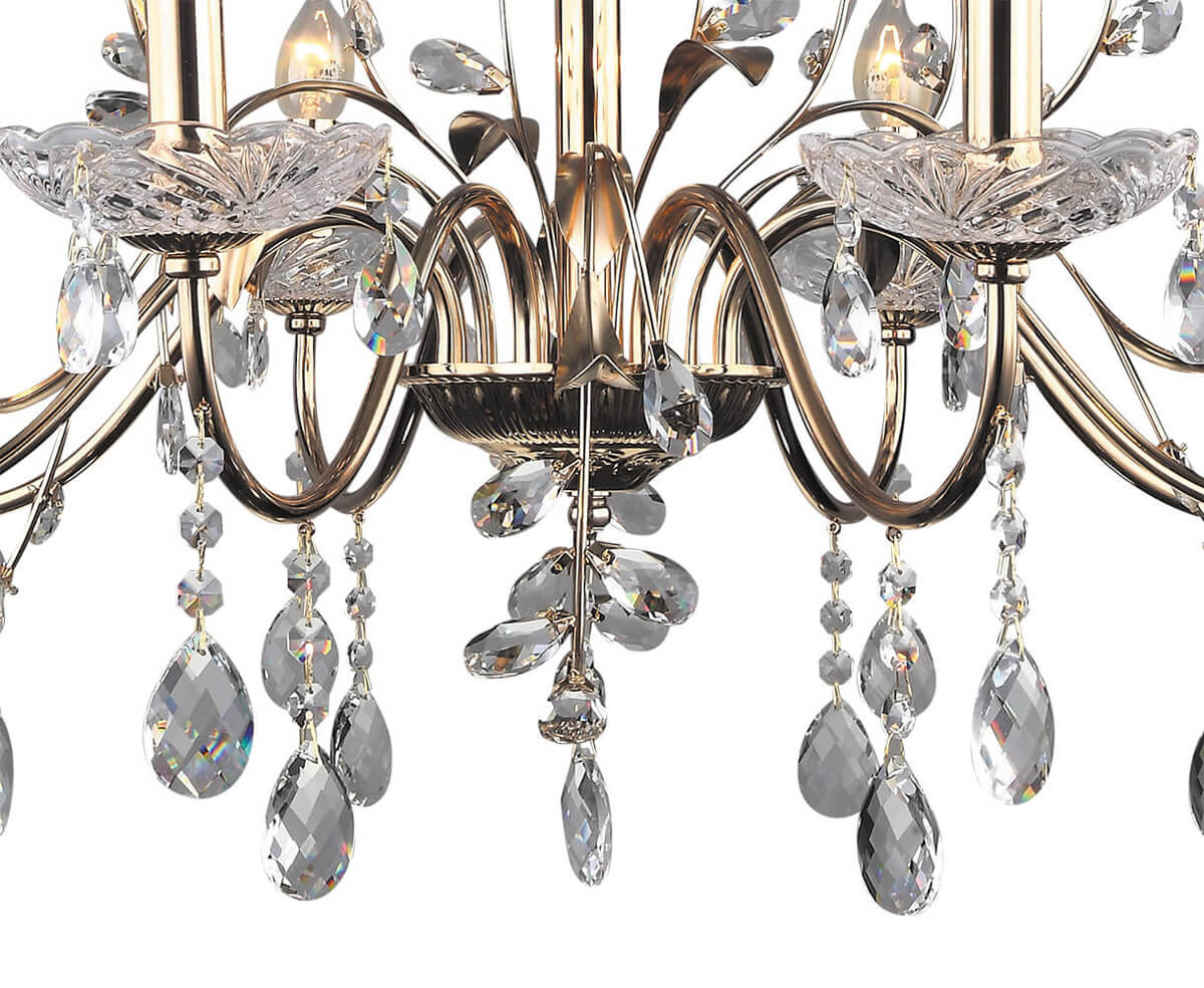 Подвесная люстра Lumien Hall Флоренс 0017/8P-FGD