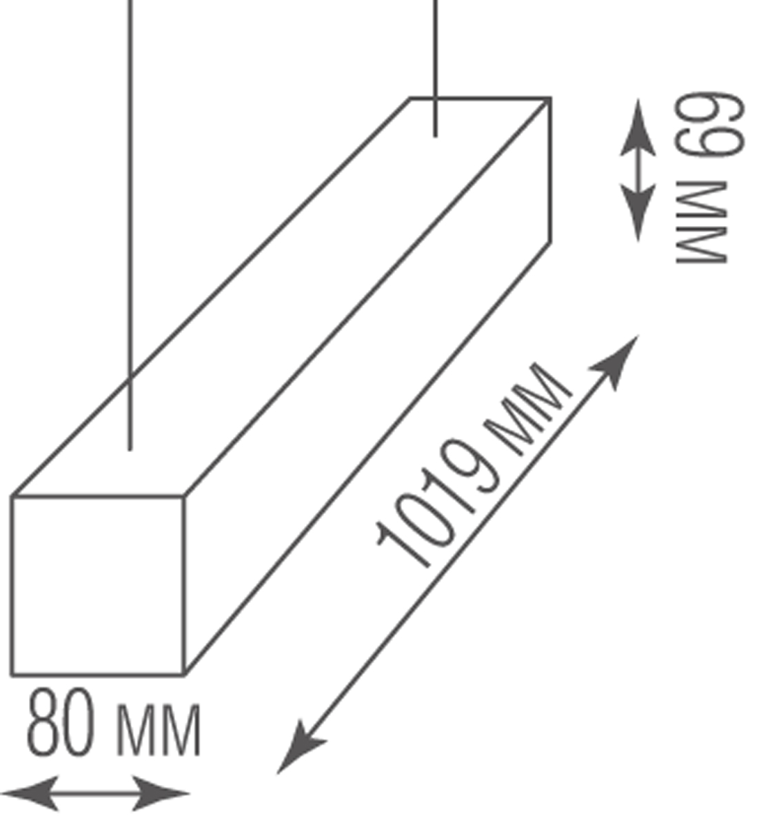 Подвесной светильник Donolux Decoled DL18516S100WW40L5 D3