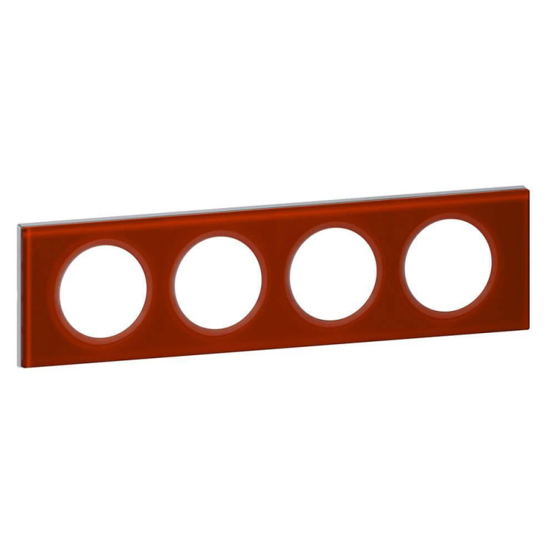 Рамка 4-постовая Legrand Celiane смальта кармин 069474