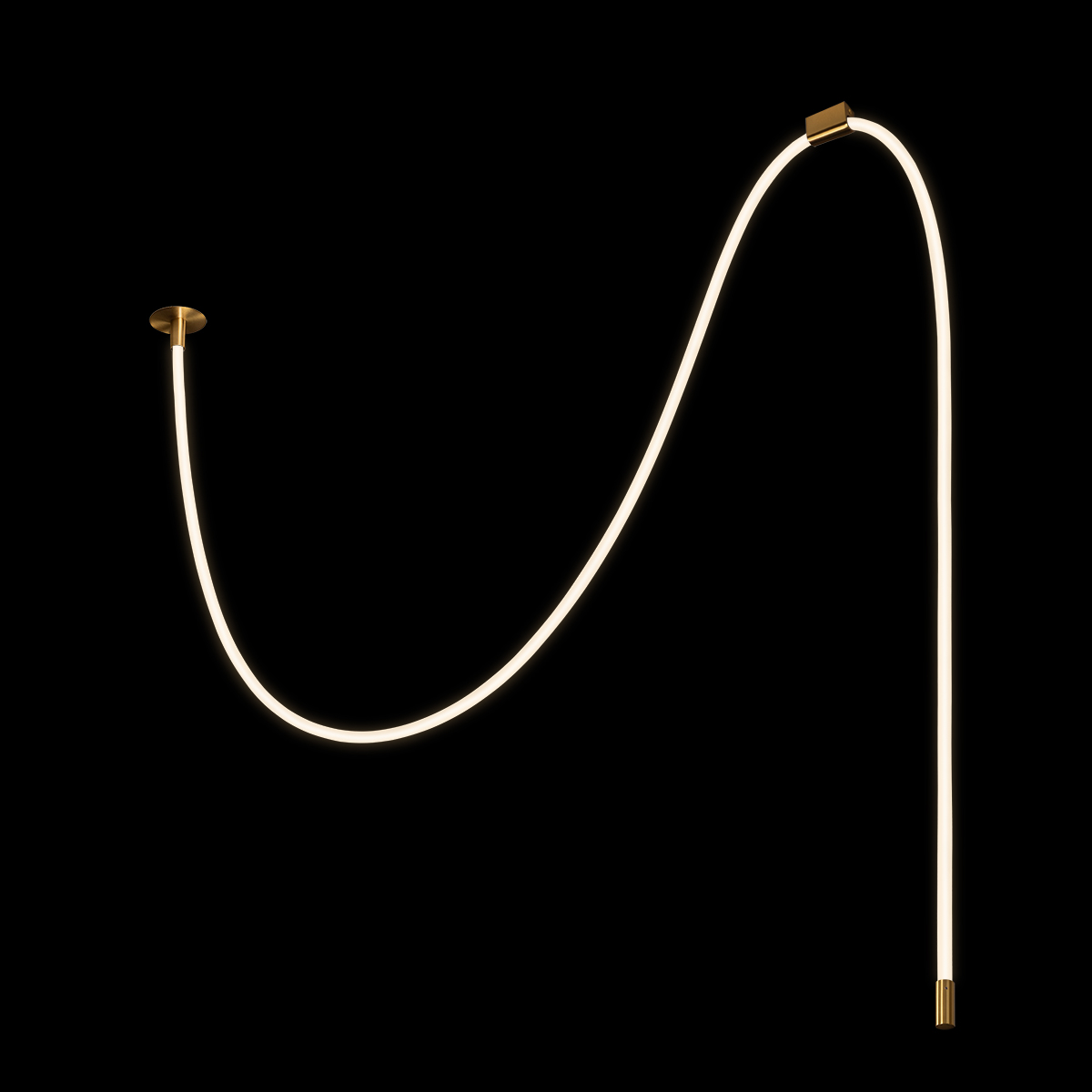 Потолочный светильник длинный Loft IT Thread 10388A Brass