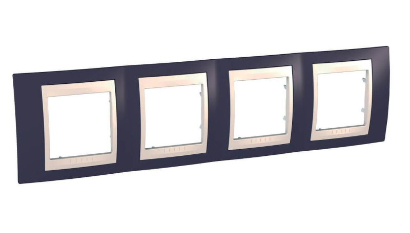 Рамка 4-постовая Schneider Electric Unica Хамелеон MGU6.008.572