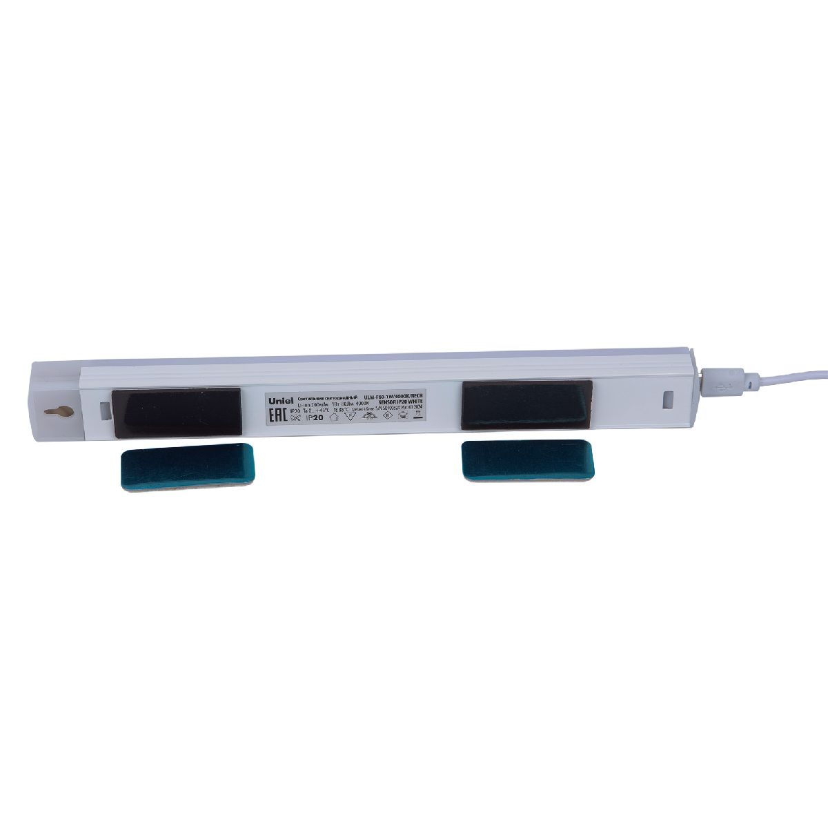 Мебельный светильник Uniel ULM-F60-1W/4000K/RECH SENSOR IP20 WHITE UL-00011954