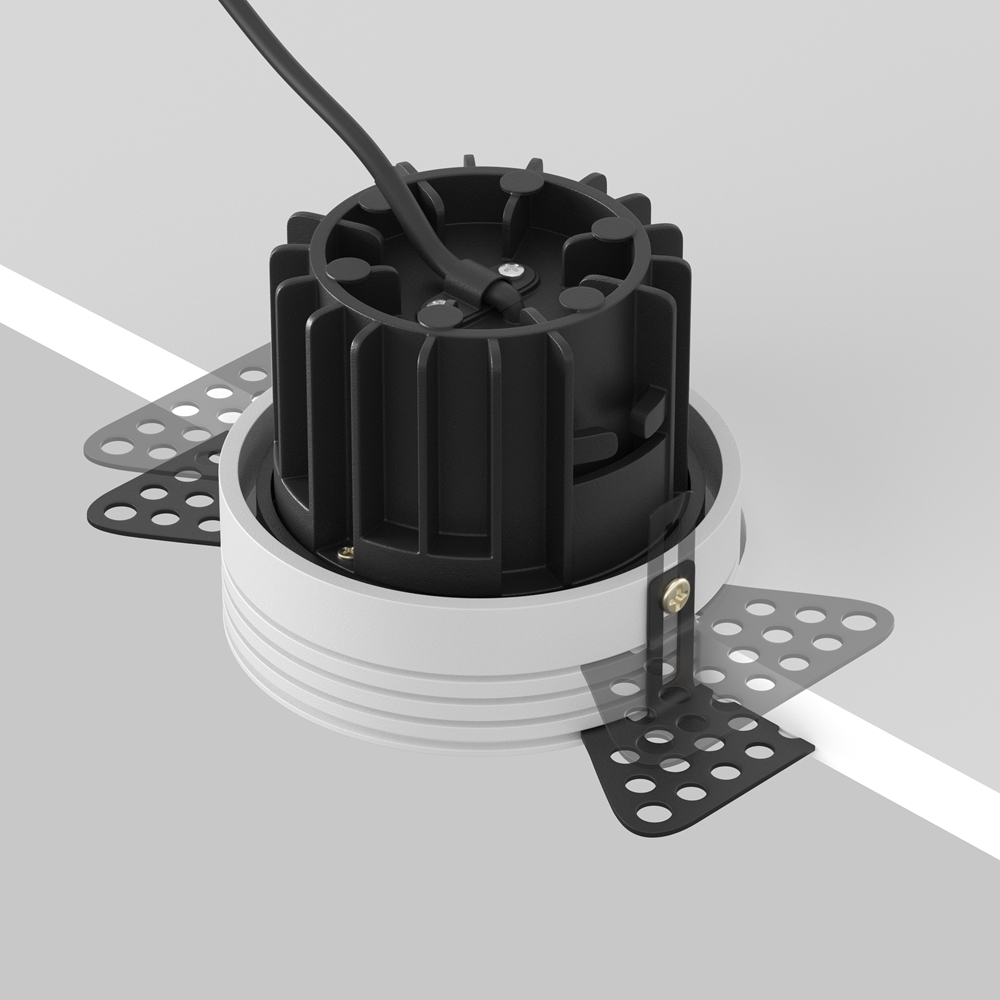 Встраиваемый светильник Maytoni Technical Downlight Round DL058-12W3K-TRS-B