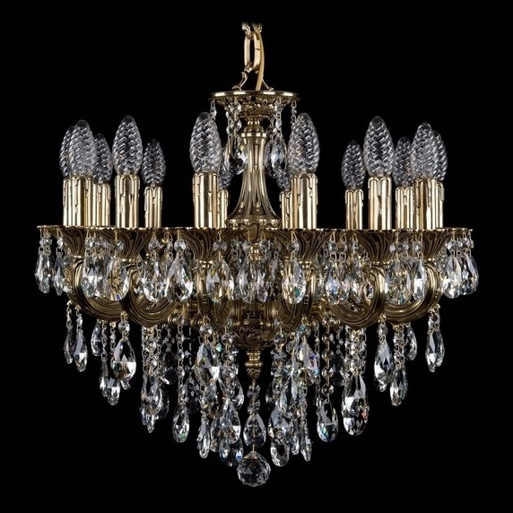 Подвесная люстра Bohemia Ivele 1702/14/175/B/GB