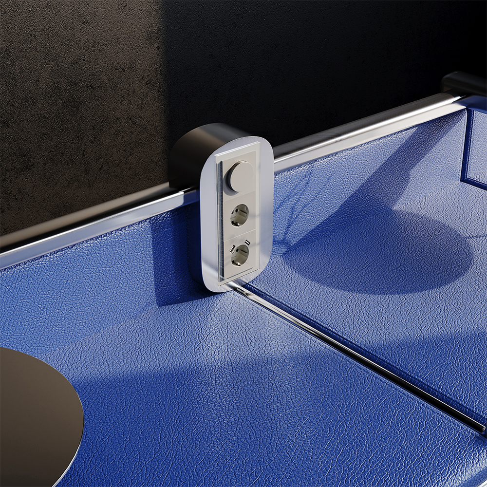 Рамка на 3 поста Voltum S70 VLS110304 (шелк, стекло)