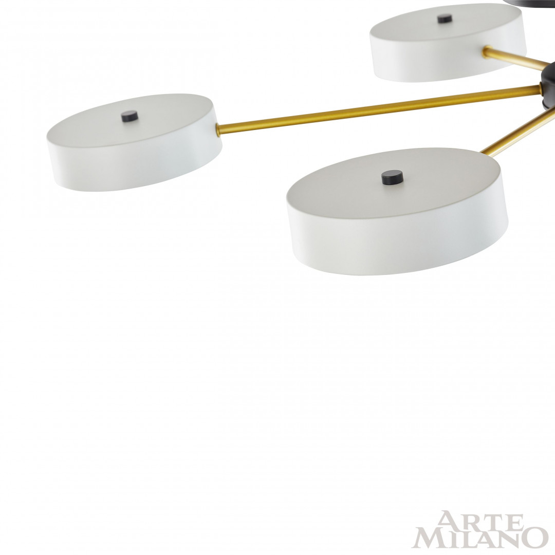 Потолочная люстра Arte Milano Ferrara 252006/6 Bk/Wh