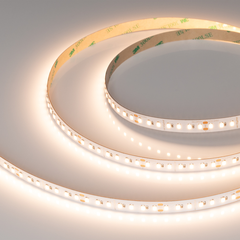 Светодиодная лента Arlight RT-A140-10mm 24V Warm3000 SUN (20 W/m, IP20, 2835, 5m) 037831