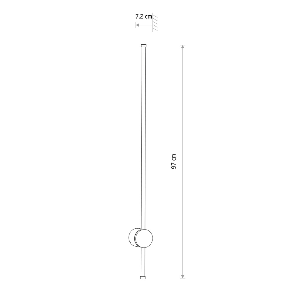 Уличный настенный светильник Nowodvorski Orla Led M 11552