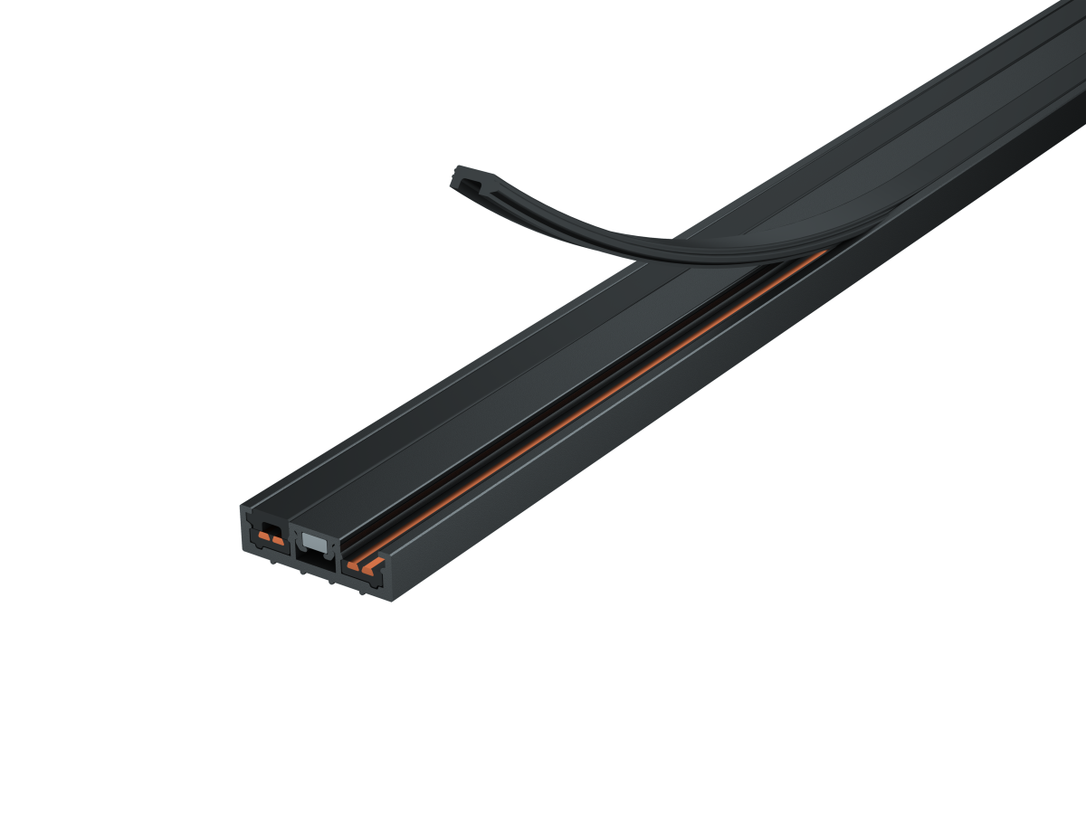 Заглушка для шинопровода Luminotti Easyslim L.400.1.BK