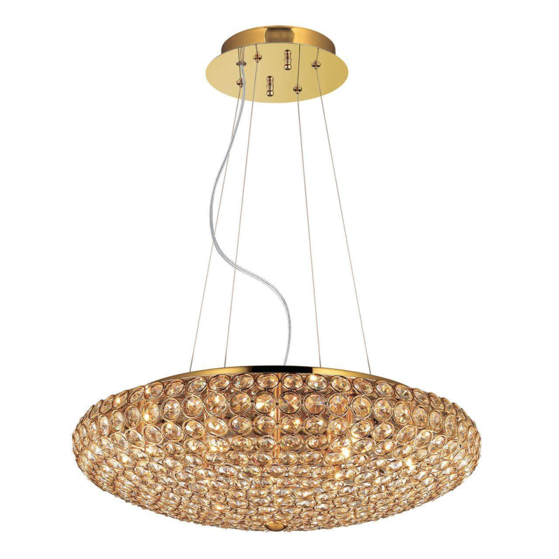 Подвесной светильник Ideal Lux King SP7 Oro 087986