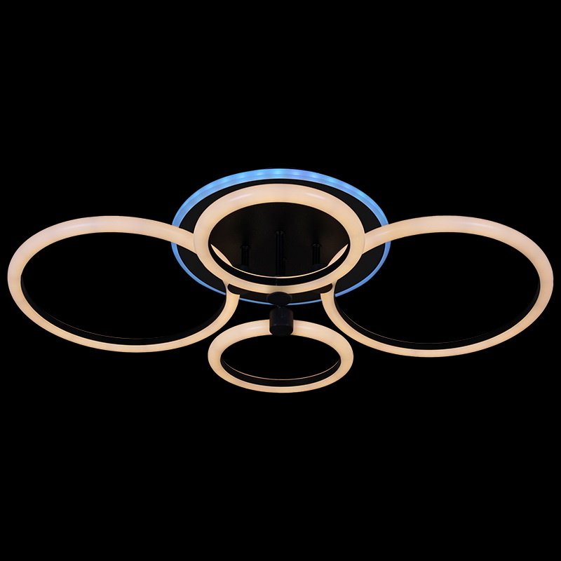 Потолочная люстра Reluce 20432-0.3-2+2+1 BK