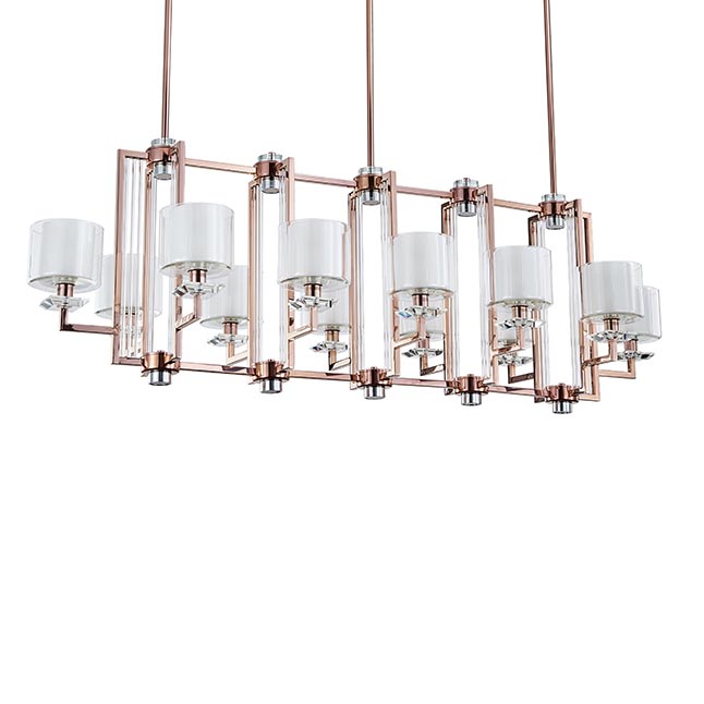 Подвесная люстра Newport 4408+4/S black nickel