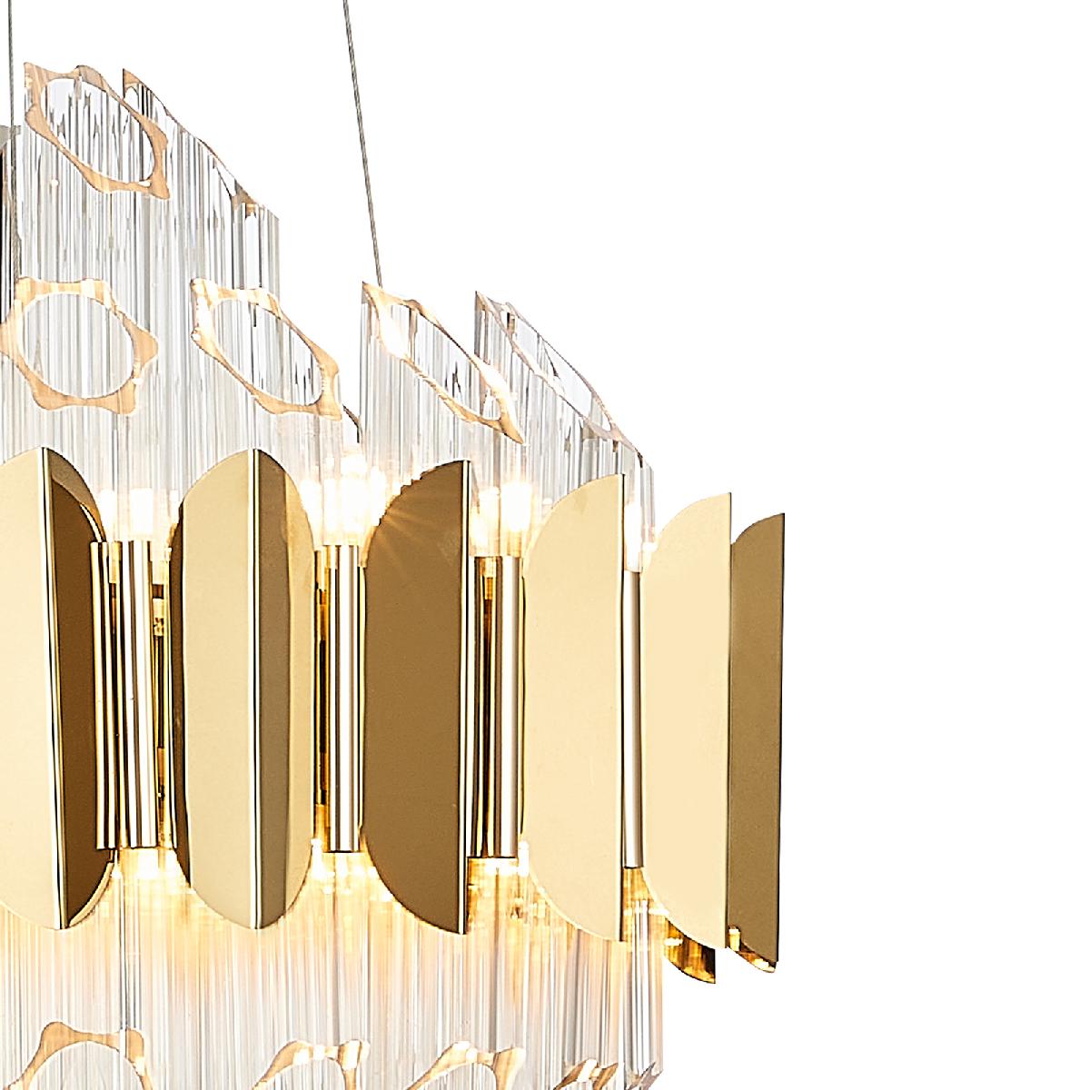 Подвесная люстра Natali Kovaltseva RIVERA 81443/6C GOLD