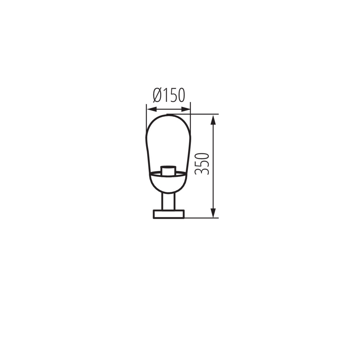 Ландшафтный светильник Kanlux Liego 36534