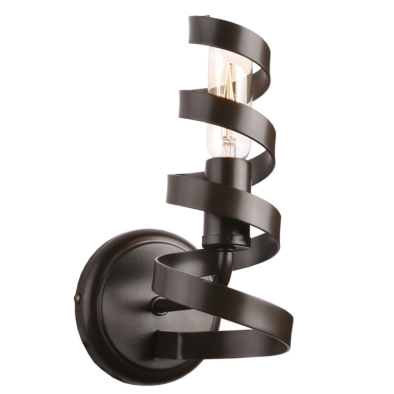 Бра черное Аврора 10153-1B