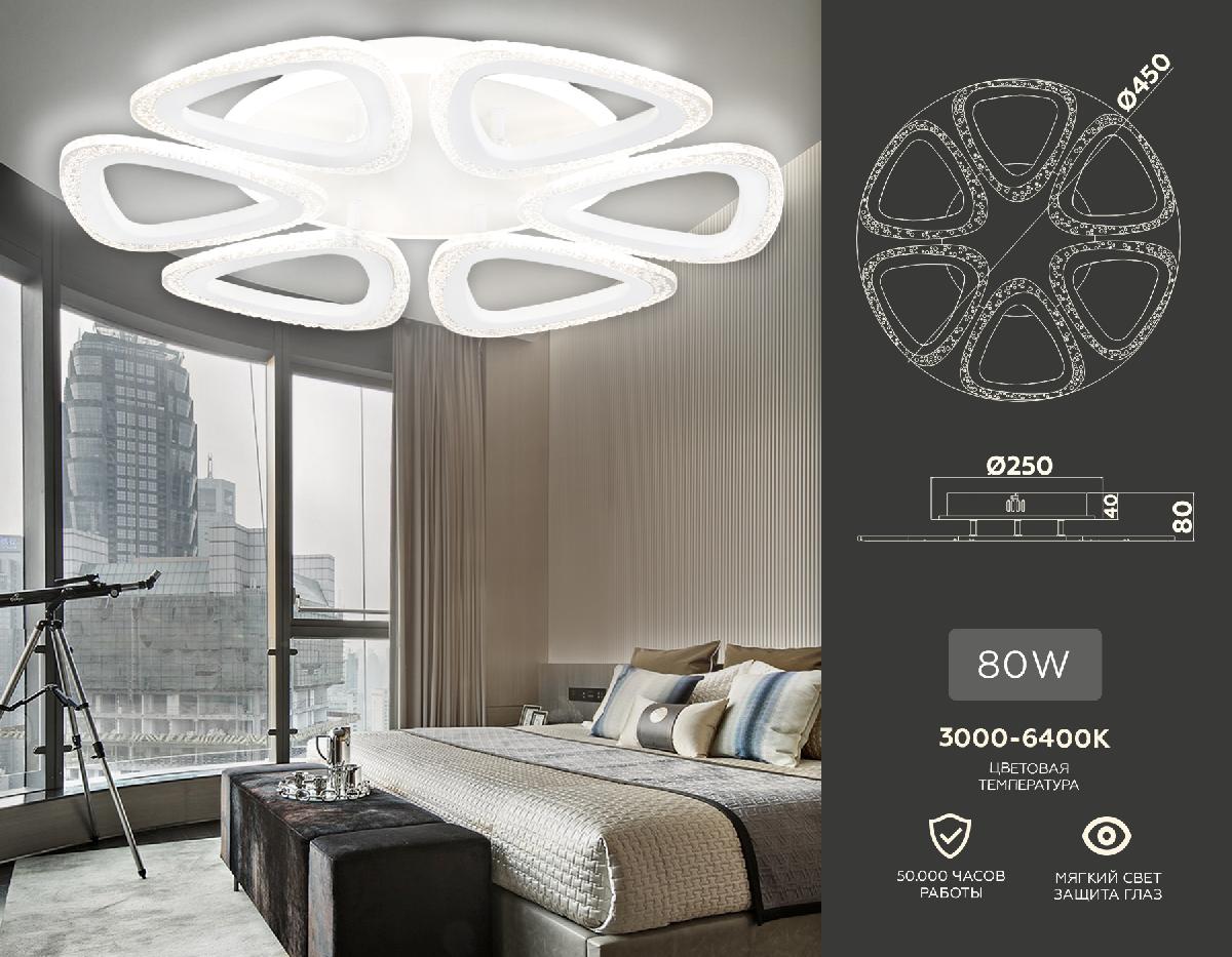 Потолочная люстра Ambrella Light Acrylica Original FA4518