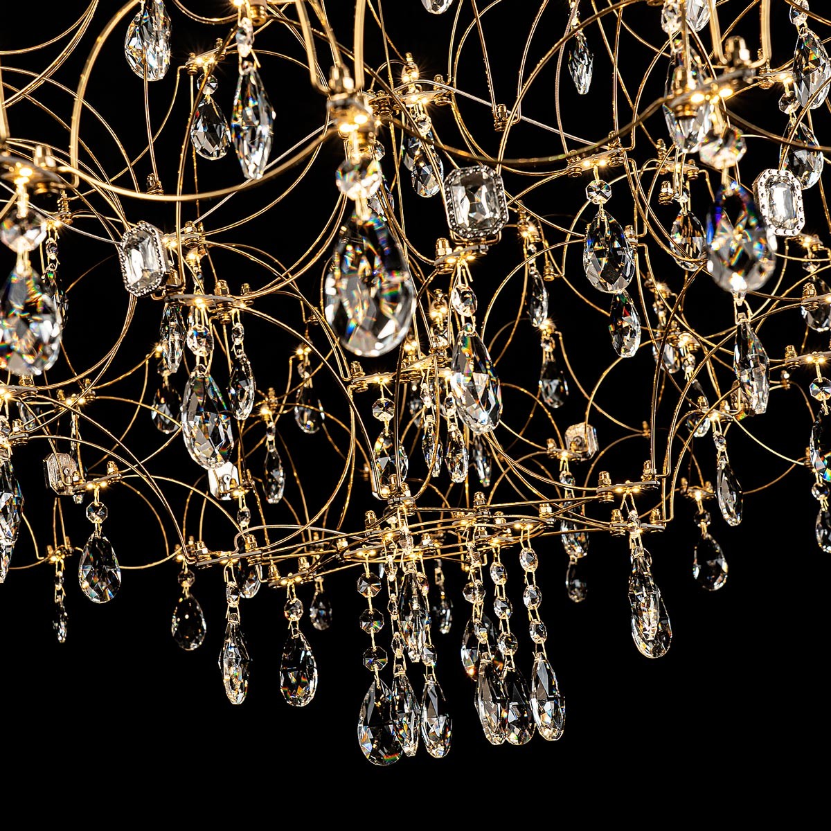 Подвесная люстра Modelux premium ML.7815.1050P GD