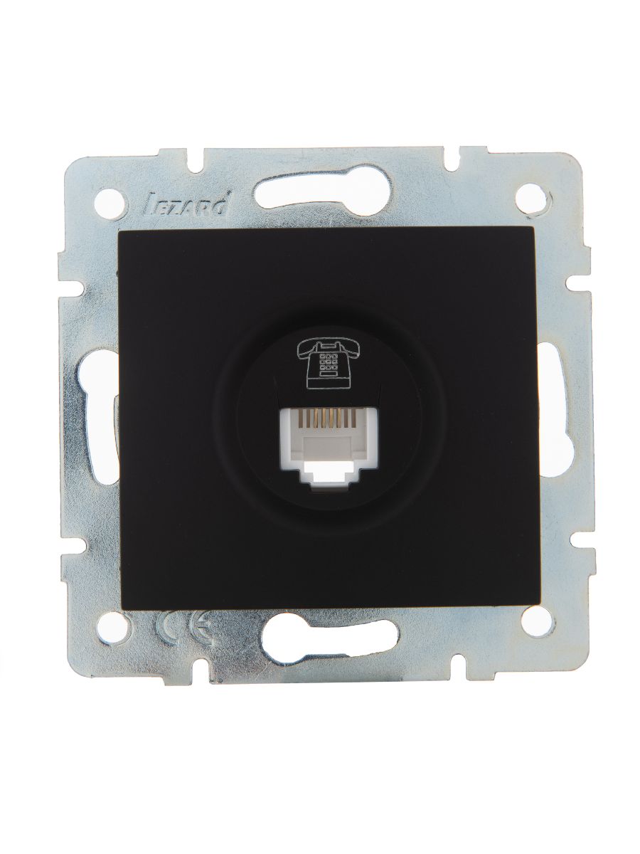 Розетка телефонная евро Lezard Karina 707-4288-137