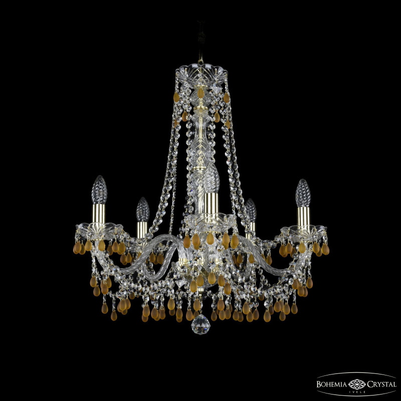 Подвесная люстра Bohemia Ivele Crystal 1410/5/195/h-60 G V1003