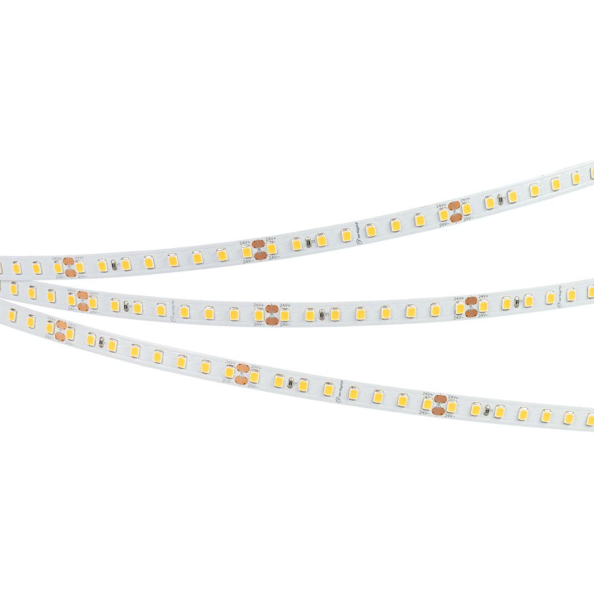 Светодиодная лента Arlight RT-A128-8mm 24V White6000 (10 W/m, IP20, 5m) (высок.эфф.150 лм/Вт) 038755(1)