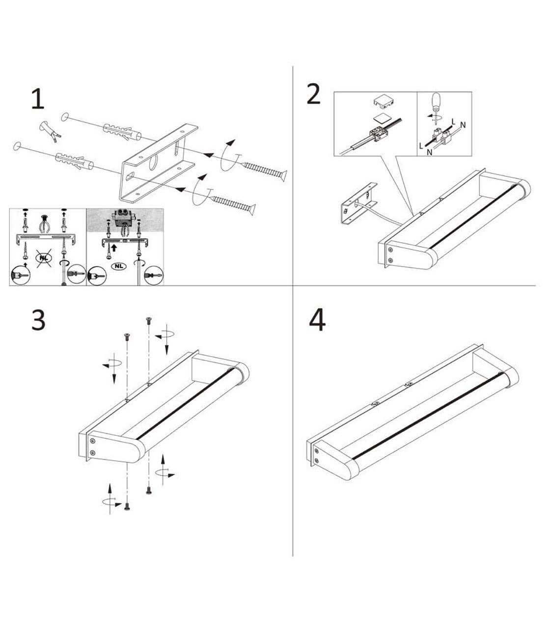 Настенный светодиодный светильник Lucide Alpa-Led 39211/14/11