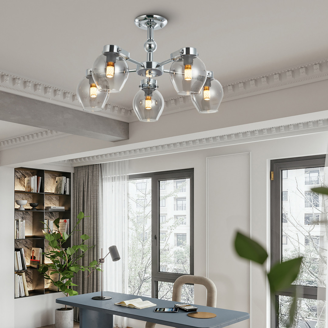 Люстра на штанге Arte Milano Neapolis 273307/5 Ni