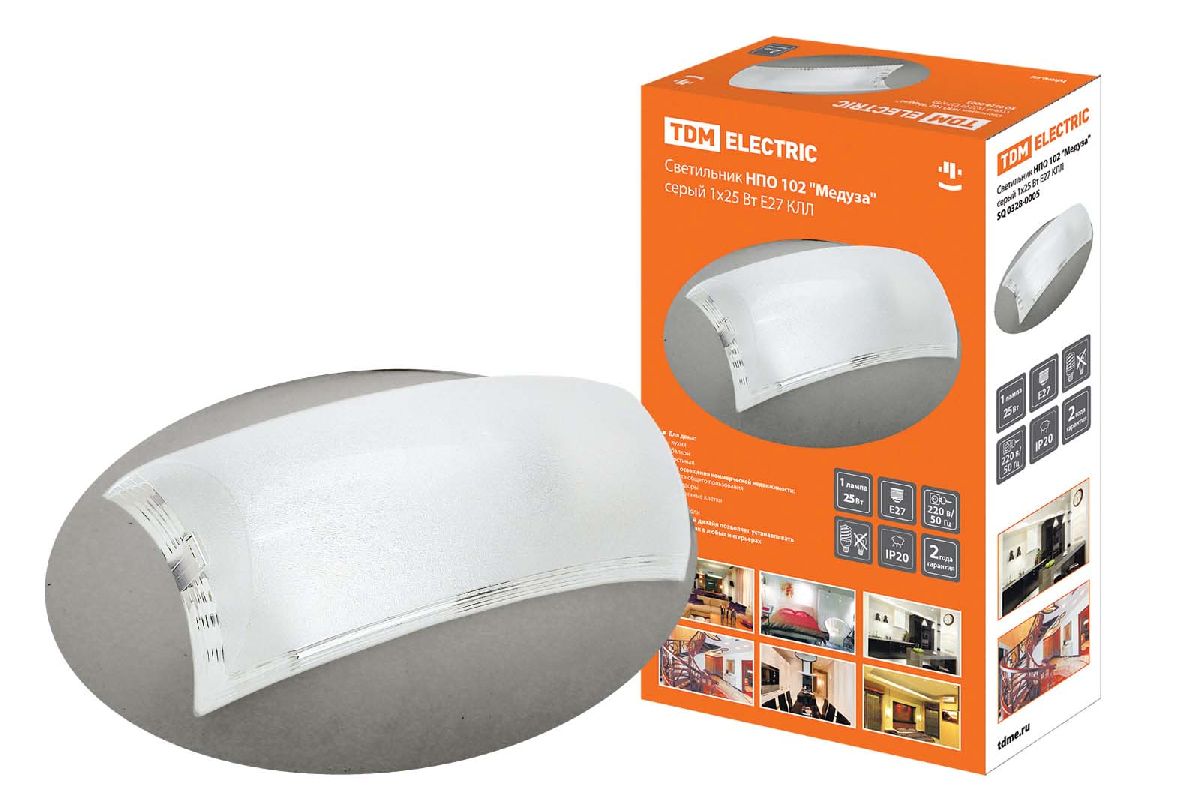 Настенно-потолочный светильник TDM Electric Медуза НПО 102 SQ0328-0005